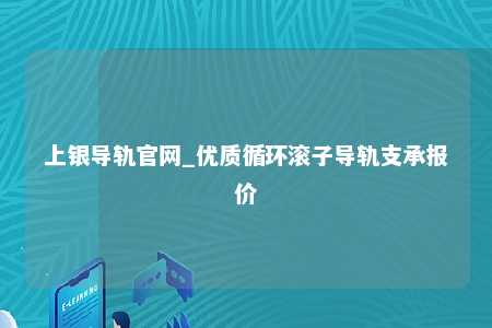 上银导轨官网_优质循环滚子导轨支承报价