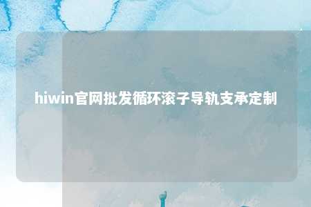 hiwin官网批发循环滚子导轨支承定制